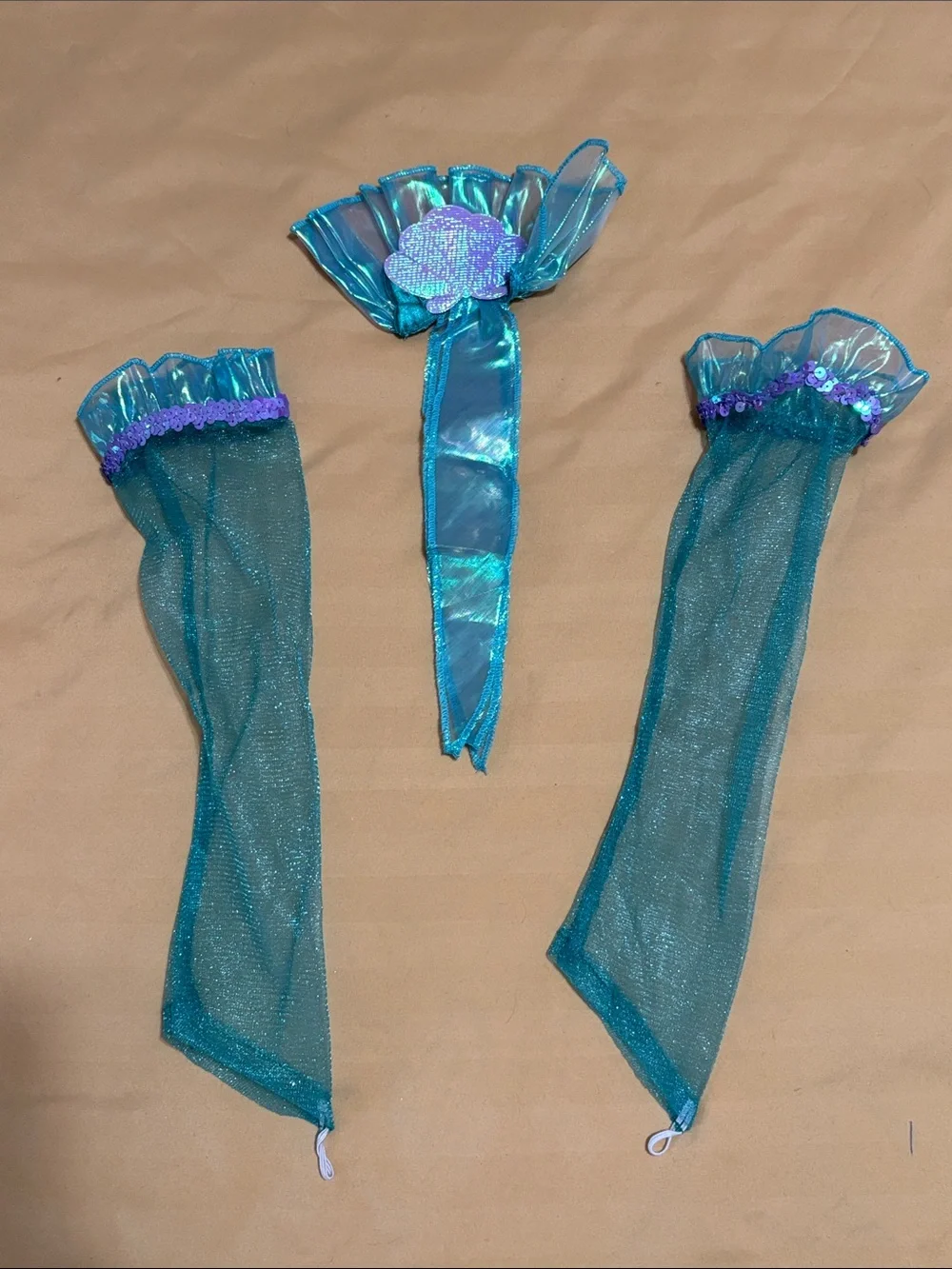 Disney Ariel Junior Girls Teal and Lavender Dress Costume